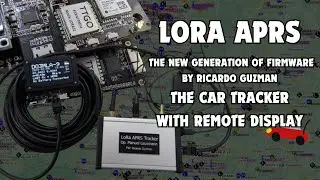 LORA APRS CAR Tracker mit remote Display