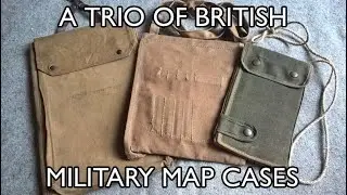 A Trio of British Military Map Cases