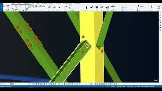 Tekla Structures (xsteel): HOW TO DRAW 45M TOWER (2023)