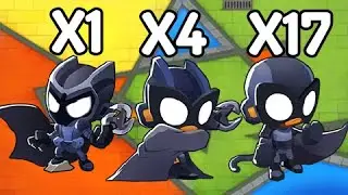 Btd6 1x Legend of The Night VS. 4x Dark Champions VS. 17x Dark Knights