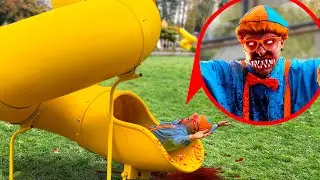 SLIDE EATER ate BLIPPI exe. I found Extra Slide in real life ( SCP 1562 )