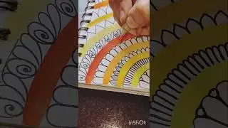 Mesmerizing Mandala Art Techniques (Colorful & Creative) #shorts #mandala / watercolor mandala