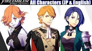 FE3H Characters English & Japanese Voices - Fire Emblem Three Houses