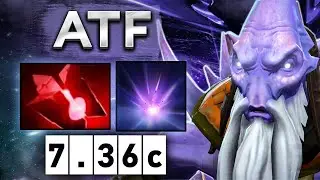 Дарк Сир через Бладстоун, огромный радиус на стяжку - Dark Seer ATF 7.36 DOTA 2