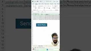 Automate Sending Emails in Excel with different attachments‼️ 