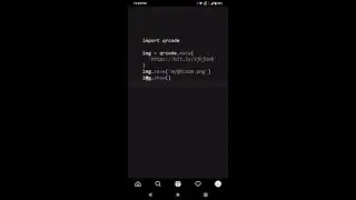 make qr code using python | how to make qr code using python program | yt shorts 2022 | qr code 2022