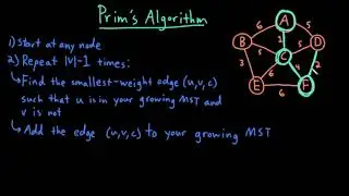 Advanced Data Structures: Minimum Spanning Tree: Prim's Algorithm