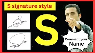 Best S signature style | Signature style of S | S signature style of my name