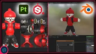 Bake Combined 2D View Substance Painter Texture | 2022