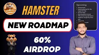 Hamster Kombat 60% Airdrop || Hamster Kombat New Roadmap Of Listing