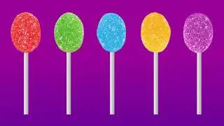 Candy Marmellad Lollipop Finger Family Nursery Rhyme - Daddy Finger Song #2