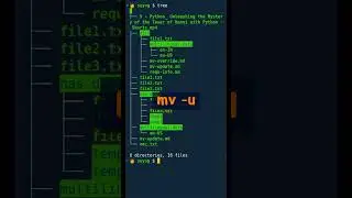 AMAZING!😲 Options to mv command in Linux🐧! #linux #shorts #short #ubuntu #terminal #shell