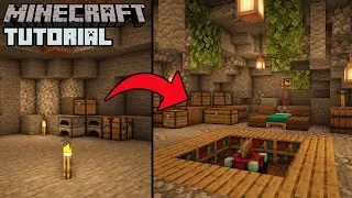 Minecraft - Cave Base Transformation (How to Build)