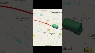 How to Make  Travel Map Animation on mobile in Telugu#youtubeshorts  #animation #shorts