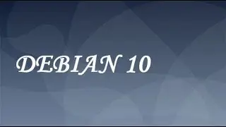 Debian 10 установка, настройка репозитория, установка программ