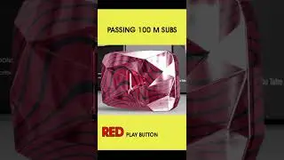 Red play button after 100 M subscribers ⚡🔥 | #shorts #redplaybutton #shortvideos