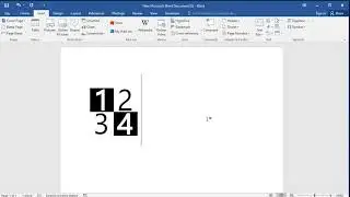 How to insert input symbol for numbers in word