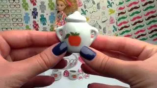 Bag of Toys#34, Tea Set, Cossie, Barbie, How To Train Your Dragon, Monsters University, Toy Story