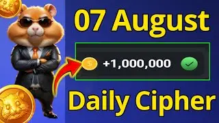 7 August Hamster Kombat Daily Cipher Code Today | Hamster Kombat Daily Cipher