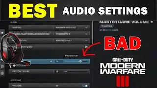 *NEW* Hear ALL Footsteps! BEST Audio Settings For Warzone 3 & MW3 (TURN ON AUDIO EQ) - 2024