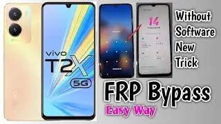 Vivo T2x 5g FRP Bypass Android 13 New Solution Vivo T2x 5g Google Account Bypass Without Pc