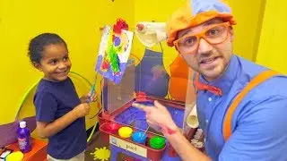 Blippi at the Play Place | Learn About Professions for Children