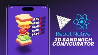 3D Food Delivery App w/ React Native and React three Fiber