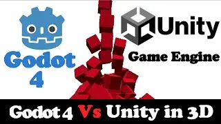 Unity Vs Godot 4 3D Engine Performance Comparison. Godot 4 Vs Unity for 3D Game Dev