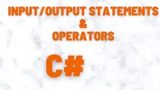 C Sharp Part2 ||C Sharp Programming basics||Operators||Ravinder Gattu||#csharp