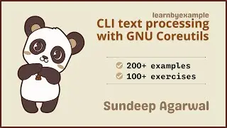 Ebook Promo: CLI text processing with GNU Coreutils