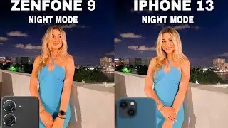 Asus zenfone 9 Vs iPhone 13 I Night Mode Camera Test Comparison