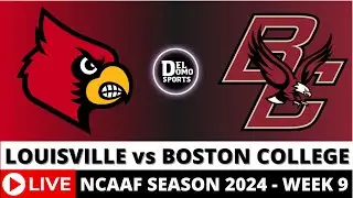 LOUISVILLE VS BOSTON COLLEGE LIVE 🏈 COLLEGE FOOTBALL Play-by-Play - WEEK 9 - OCT 25, 2024