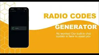 Radio Codes Generator app   database 24/7 - Radio code for popular brands