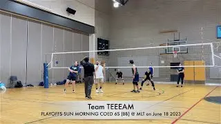 Team Teeeam @ Playoffs Elevate Sun Morning Coed 6s Full Game June 18 2023 - HD 1080p