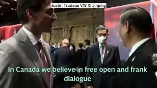 Argument between Xi Jinping & Justin Trudeau ● Canada vs China • G20 2022