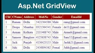 How to retrieve data from Database and Display in Gridview | Asp.Net C#