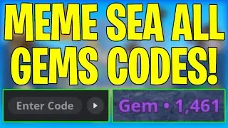 ALL MEME SEA CODES FOR GEMS! HOW TO GET GEMS IN MEME SEA EASY!