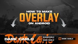 How To Make Gaming Overlay On Android | Make Live Stream Overlay On Android