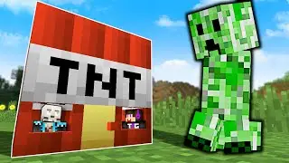 Building a Tiny House inside TNT! - Minecraft Multiplayer Gameplay