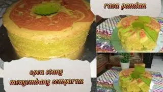 bolu jadul rasa pandan pakai open tangkring semudah ini