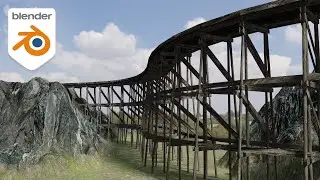 Blender Trestle Bridge Demo