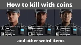 How to kill NPCs with coins (Hitman 3)