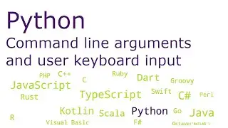 Python - Command line arguments and user keyboard input