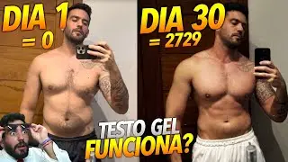 USEI TESTOSTERONA GEL POR 30 DIAS E ESSE FOI O RESULTADO!