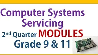 2nd quarter CSS modules Grade 9 and 11 Computer Systems Servicing Second Quarter Modules