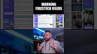 WARNING FIRESTICK USERS - IPTV CRACKDOWN #firesticktv #firestick4k #firestick #iptv #iptvcrackdown