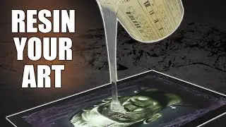 Clear Coating your Art with Resin, so easy