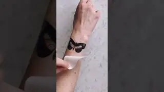 Временные татуировки «Бабочки» / Процесс нанесения / 2SKIN