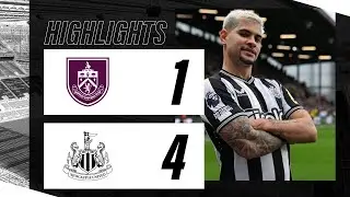 Burnley 1 Newcastle United 4 | Premier League Highlights