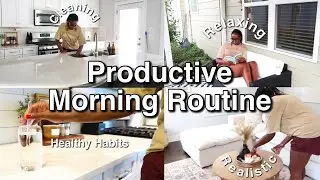 REALISTIC Productive Morning Routine 2024 / TACKLE THE MORNING WITH ME 2024 / GET READY WITH ME